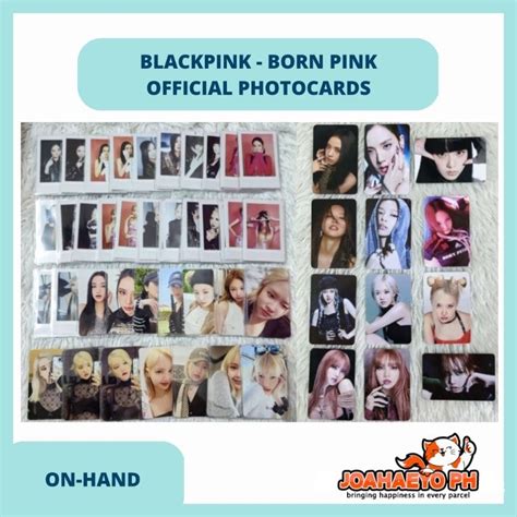 On Hand Blackpink Born Pink Official Photocards Ktown U Pob