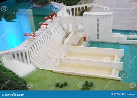 Hydropower Station Model Stock Photo | CartoonDealer.com #27734784