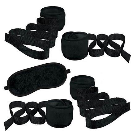 Kit Bondage Algema Tornozeleira E Venda Em Pel Cia Luxuria Da Fenix Sex Shop Campo Largo