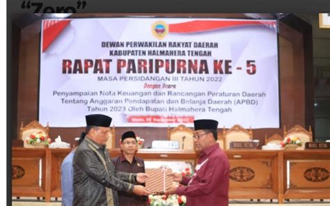 RAPBD Halteng Tahun 2023 Diusulkan Rp 1 Triliun Lebih Indotimur