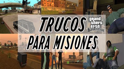 Pasar Misiones Difíciles a fáciles Sin Trucos Ni mods GTA San Andreas