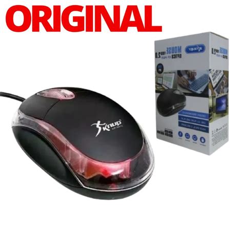 Mouse USB óptico fio 1200 Dpi KP M611 Original Shopee Brasil