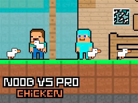 Play Free Noob Vs Pro Chicken Game At Crazygamesonline