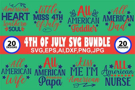 4th Of July Svg Bundle Vol2 Bundle · Creative Fabrica