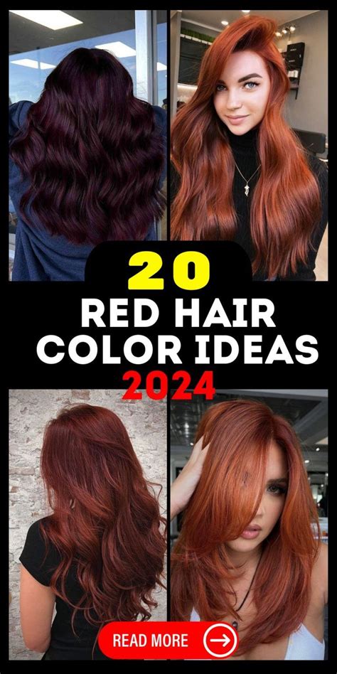 Explore The Best Red Hair Color Ideas For 2024 Shades And Styles In 2024