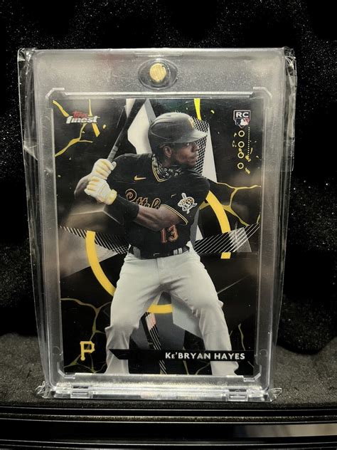 Kebryan Hayes 2021 Topps Finest Rookie Black Gold Kintsukuroi Color