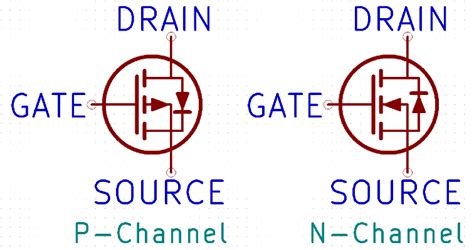 Nmos Pmos Symbols