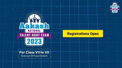 Anthe Is Here Aakash National Talent Hunt Exam Register Now