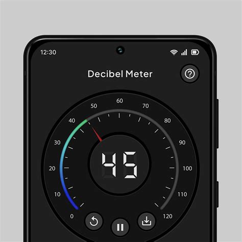 Decibel Meter App by Abdillah Syah Putra on Dribbble