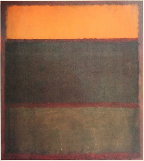 Daily Rothko : Mark Rothko, Untitled (Orange, Wine and Grey on...