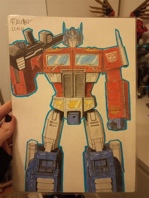 how to draw optimus prime 4