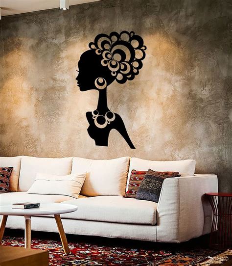 Wall Stickers Vinyl Decal Hot Sexy Girl Black African Lady Cool Decor Ig2271 Unique Home Decor