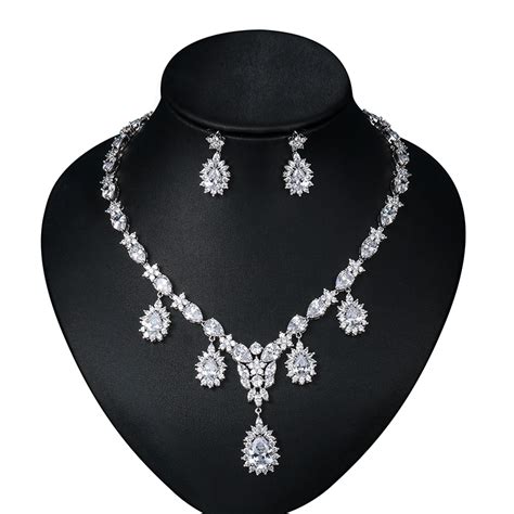 Weimanjingdian Shiny Zirconia Cz Crystal Ketting E Grandado