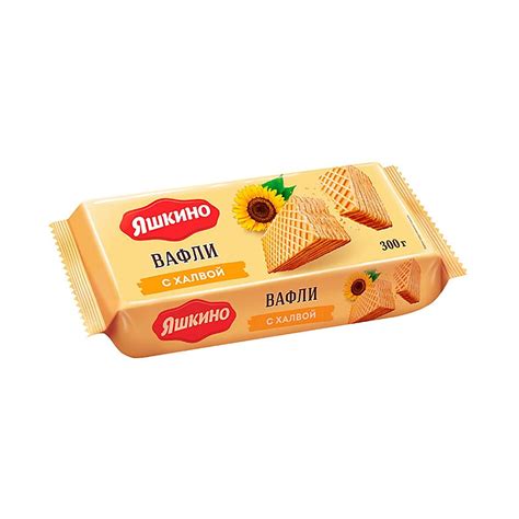 Вафли с халвой «Яшкино», 300 г — Магазин «Калинка»
