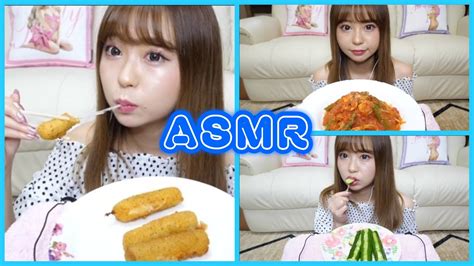 【asmr】色々な咀嚼音〜飲んで食べまくる〜♡eating Sounds Youtube