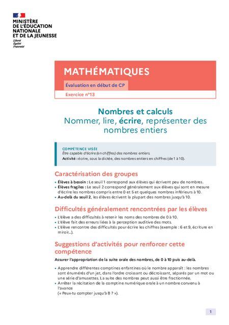 Valuations Nationales Cp Math Matiques Digipad By La Digitale