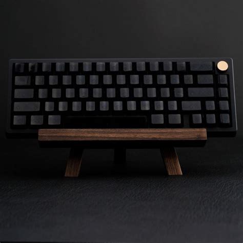 Vertical Wooden Stand for Mechanical Keyboard