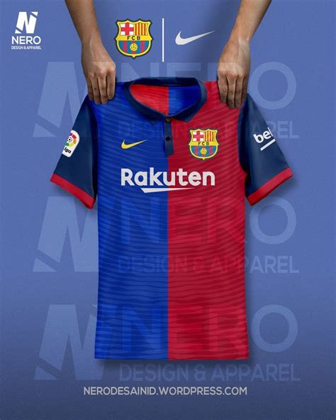 Barcelona Home Concept Kit Sports Jersey Design Barcelona Jerseys