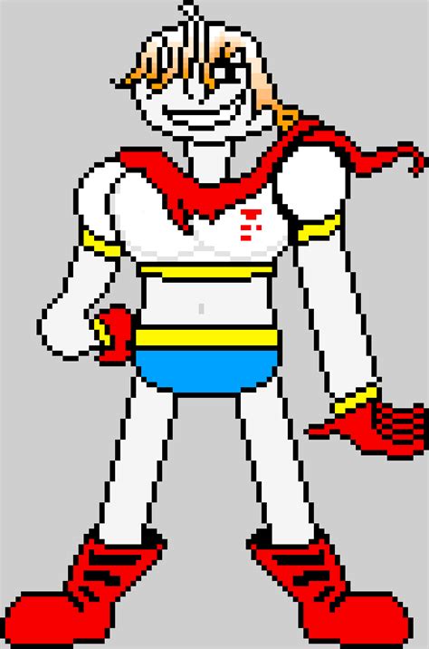 Genderbent Papyrus Sprite Pixel Art Maker