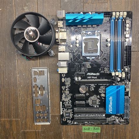 【傷や汚れあり】md 320 激安 マザーボード Asrock H97 Pro4 Lga1150 Bios立ち上がり確認済み ジャンクの落札