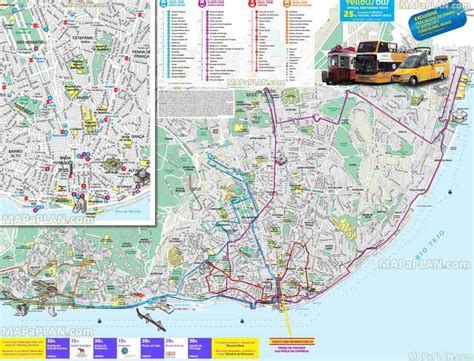 Lisbon Tourist Attractions Map