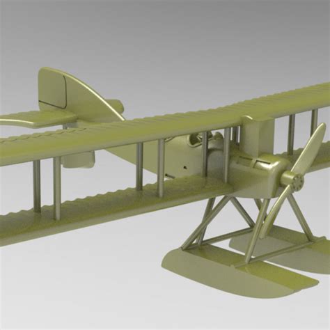 3d Printable Seaplane Short Type 184 Ww1 British Empire By Wargame3d