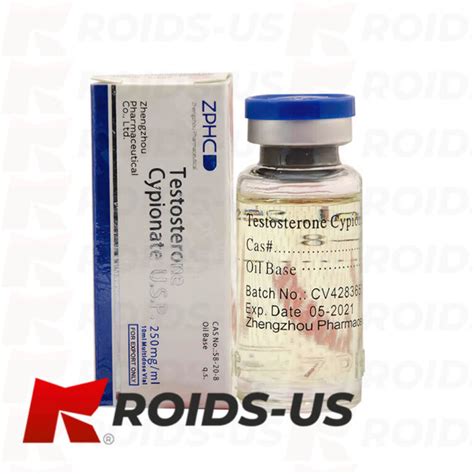 Testosterone Cypionate ZPHC Vial 250 mg/ml for sale in The USA - Roids ...