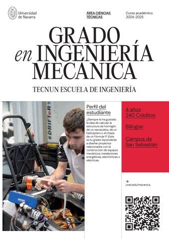 Ficha Tecnun Ingenier A Mec Nica By Universidaddenavarra Issuu