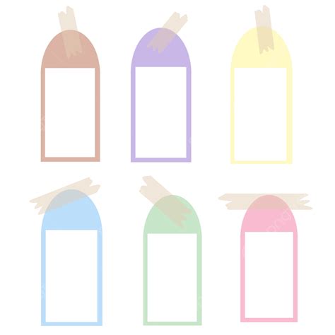 Color Sticky Notes Hd Transparent Pastel Color Sticky Notes With