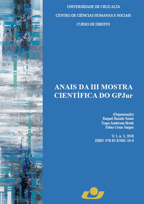 Anais Iii Amostra Gpjr Isbn Unicruz Universidade De Cruz Alta