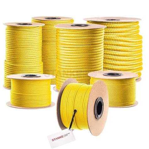 PP Seil Polypropylen Seile Geflochten 20m 2mm GELB Universal Seil PP