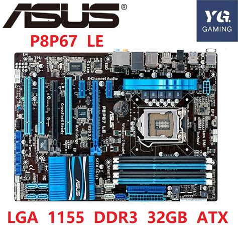 Asus P8p67 Le Desktop Motherboard P67 Socket Lga 1155 Ddr3 32gb Atx