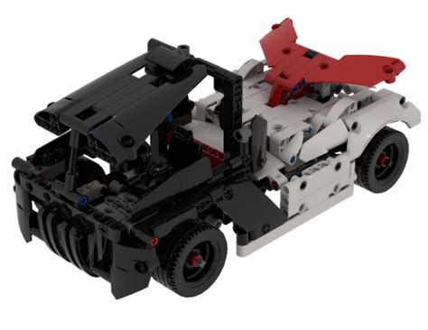 LEGO MOC 42137 - Pullback Race Truck by Technicisthebest | Rebrickable ...
