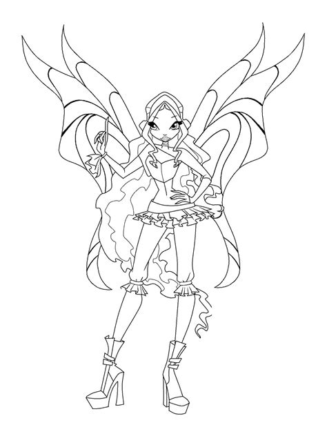 Coloriage Musa Winx Club T L Charger Et Imprimer Gratuit Sur