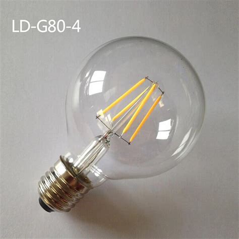 Pcs Lot W W W G Led Filament Bulbs G Edison Led Globe Bulb