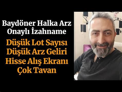 Baydöner bydnr Halka Arz Onaylı İzahname Geldi Düşük Lot Sayısı Hisse