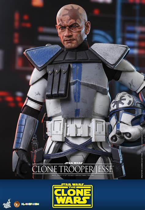Hot Toys TMS Star Wars The Clone Wars Th Scale Clone Trooper Jess Collectible Figure
