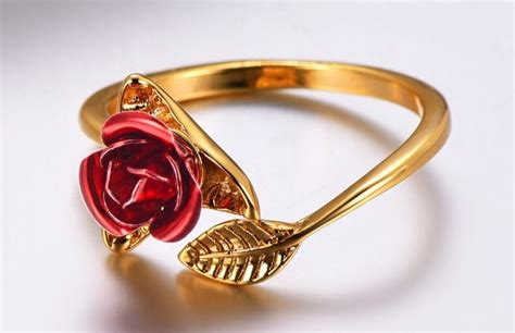 Gold Ring Flower Design Unveiling The Beauty Of Indian Jewellery Baggout