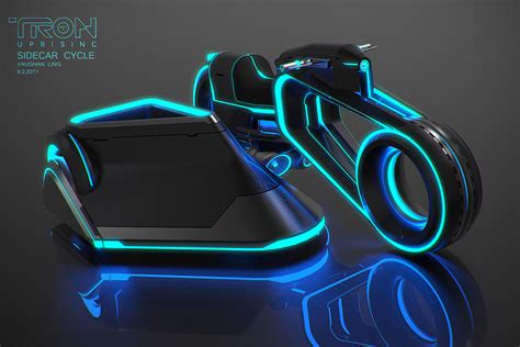 Tron: Uprising Vehicle Designs and Background Paintings by Vaughan Ling ...