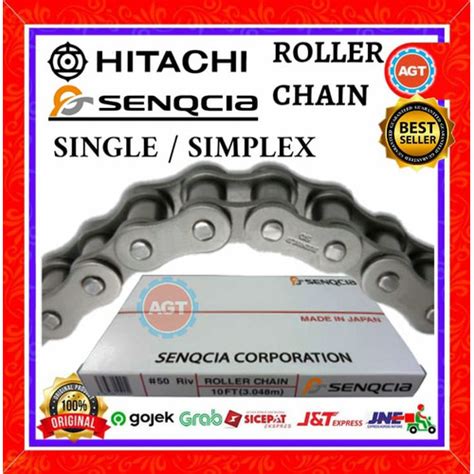 Jual ROLLER CHAIN RS 60 SINGLE HITACHI SENQCIA HARGA MURAH RANTAI