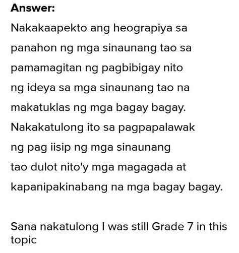 Paano Nakakaapekto Ang Heograpiya Ng Mga Unang Tao Hot Sex Picture