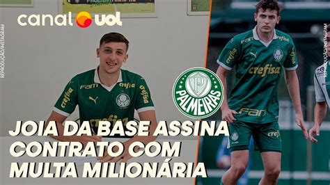 Palmeiras Gigante Da Base Assina Primeiro Contrato Multa