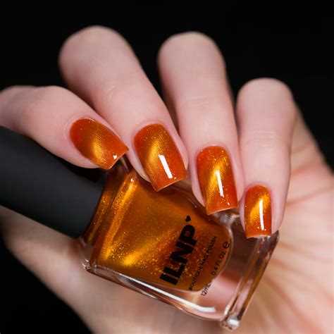 Ilnp Amber Warm Amber Magnetic Nail Polish Gel Nails Nail Colors