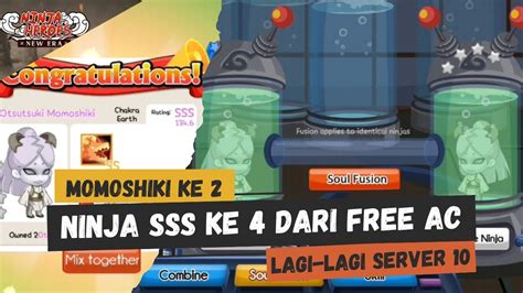 MOMOSHIKI KE 2 SEKALIGUS JADI NINJA SSS KE 4 DARI FREE AC Ninja