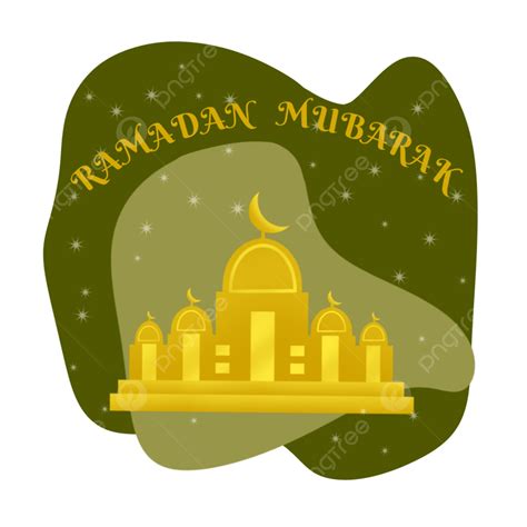 Ramadan Mubarak White Transparent Ramadan Mubarak Png Background