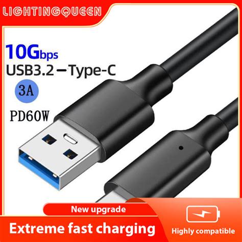 Usb32 Gen2 10gbps Type C Cable Usb A To Type C 32 Data Transfer Usb C