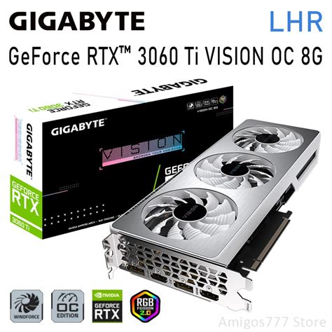 早い者勝ち Gigabyte GeForce RTX 3060 Vision OC 12G グラフィックカード 3X WINDFORCEファン