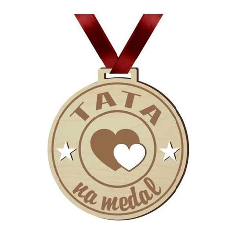 Medal Tata Na Medal Drewniany 72 Mm Arena Pl