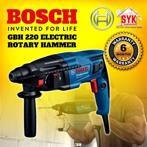 SYK BOSCH Hammer Drill GBH220 Professional Rotary Hammer Drill Heavy