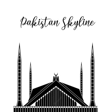 Premium Vector | Pakistan capital city skyline